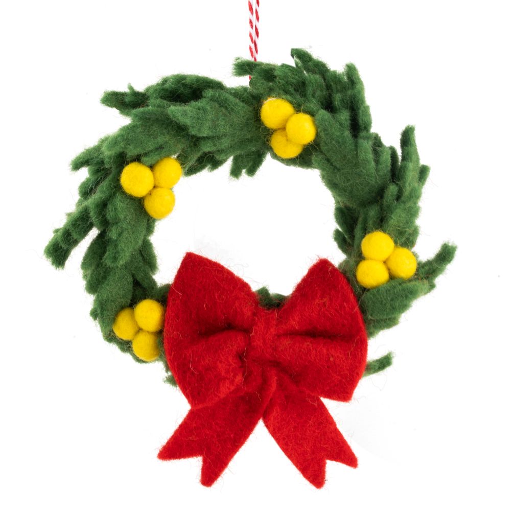Charity Decoration-Felt-Charity Wreath wattle