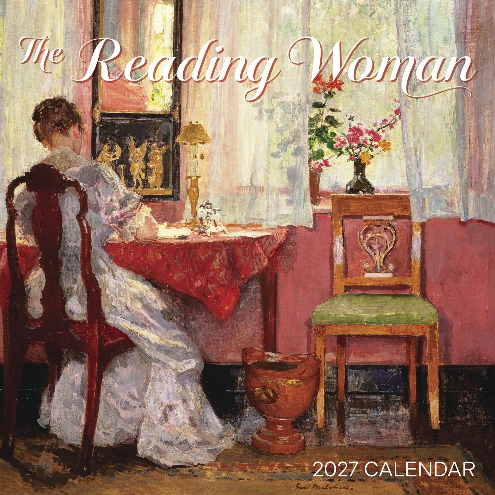 Pomegranate 30x30 Cal-The Reading Woman 