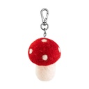 Key Chain-Felt Mushroom