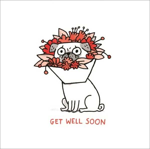 Card-Get Well Soon Pug