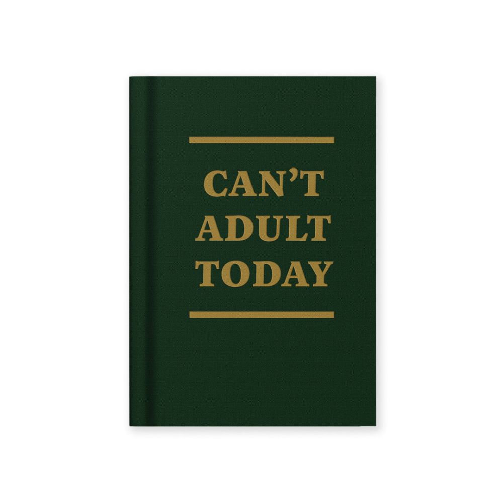 Hard Cover Tiny Notebook-Can't Adult Today