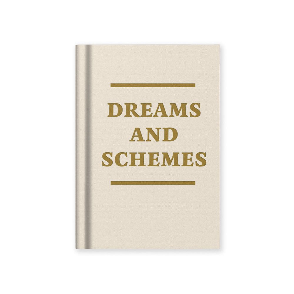 Hard Cover Tiny Notebook-Dreams and Schemes