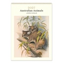 Vevoke Medium Calendar-Australian Animals-John Gould