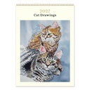 Vevoke Medium Calendar-Cat Drawings