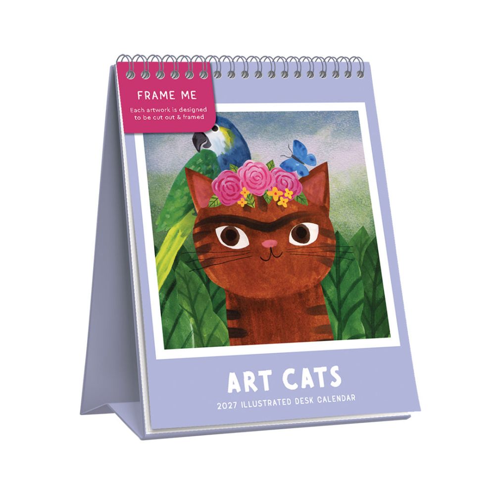 Ohh Deer 16x22 Desk Cal-Art Cats