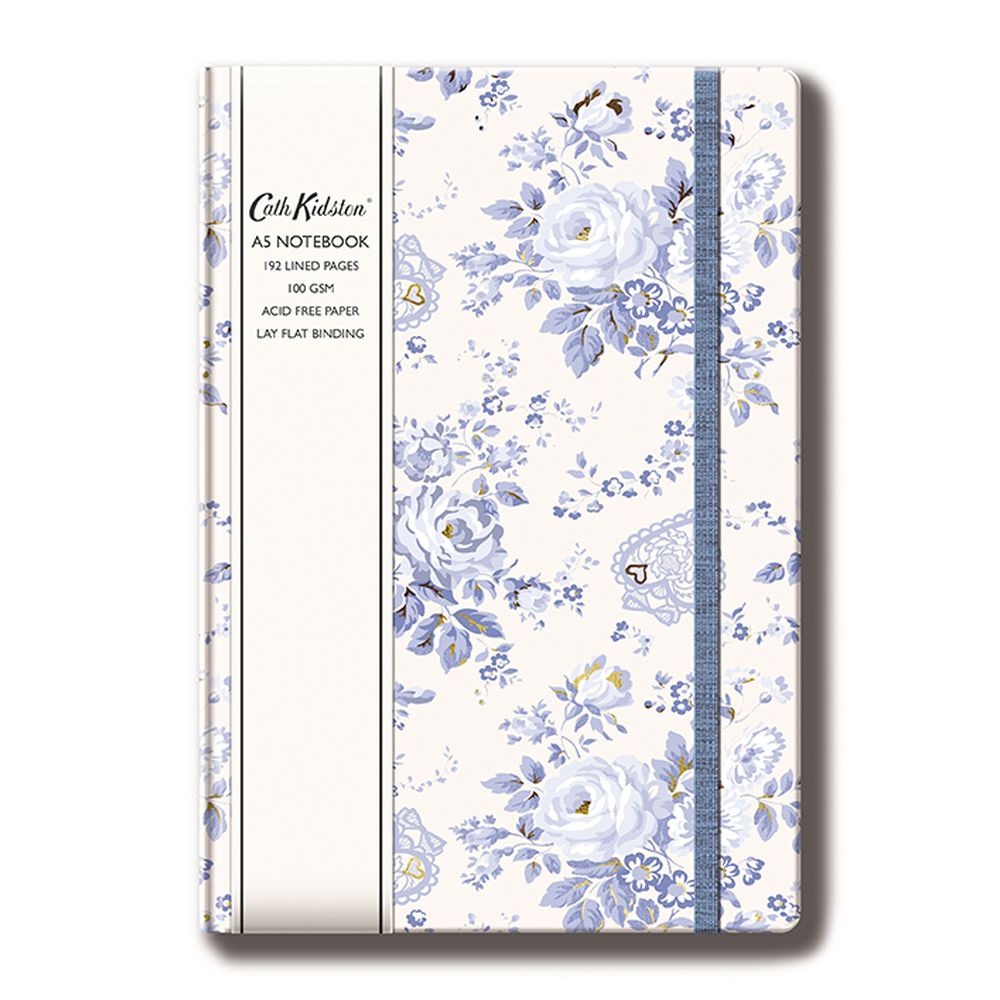 Cath Kidston A5 Hard Cover Notebook-Antique Rose