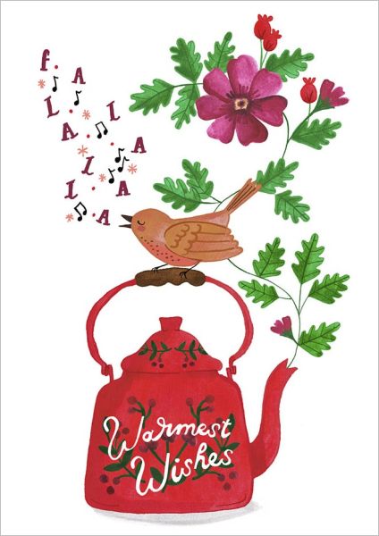 Card-Warm Wishes Teapot