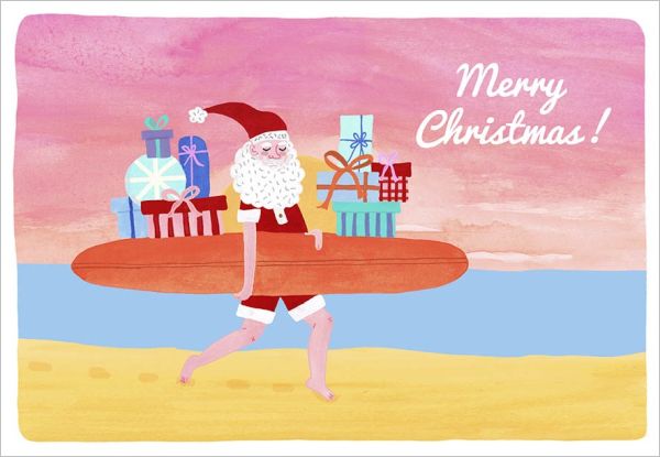 Card-Surf Santa