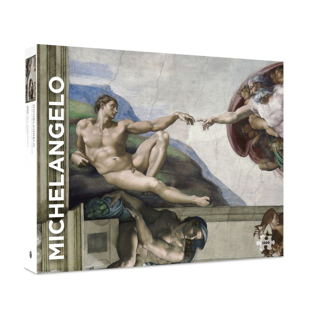 1000-Piece Jigsaw Puzzle-Michelangelo-The Creation of Adam 