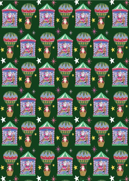 Wrap-Santa Balloon Merry Go Round