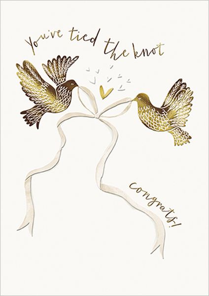 Embossed Card-Tied The Knot