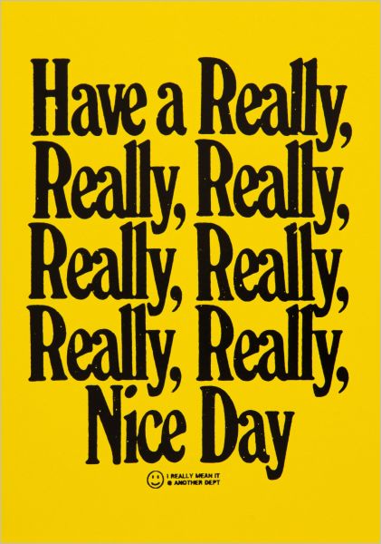 Card-Really Really Nice Day