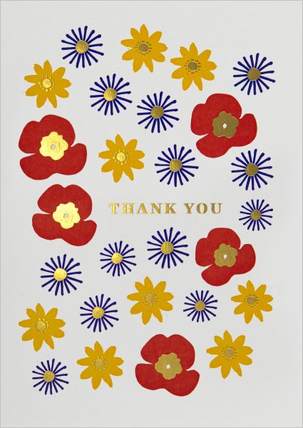 Foil Card-Meadow Thank You