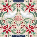Boxed Card Park of 16 (2 designs)-Christmas Dove