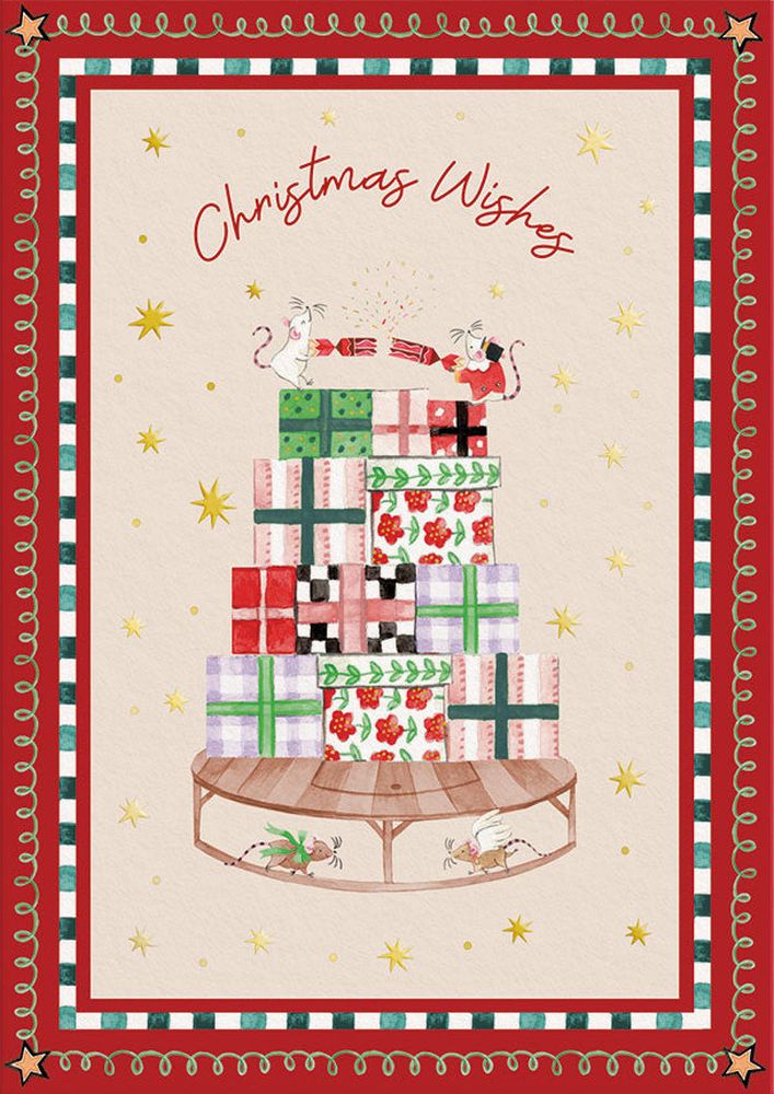 Cath Kidston Foil Card-Nutcracker Mice