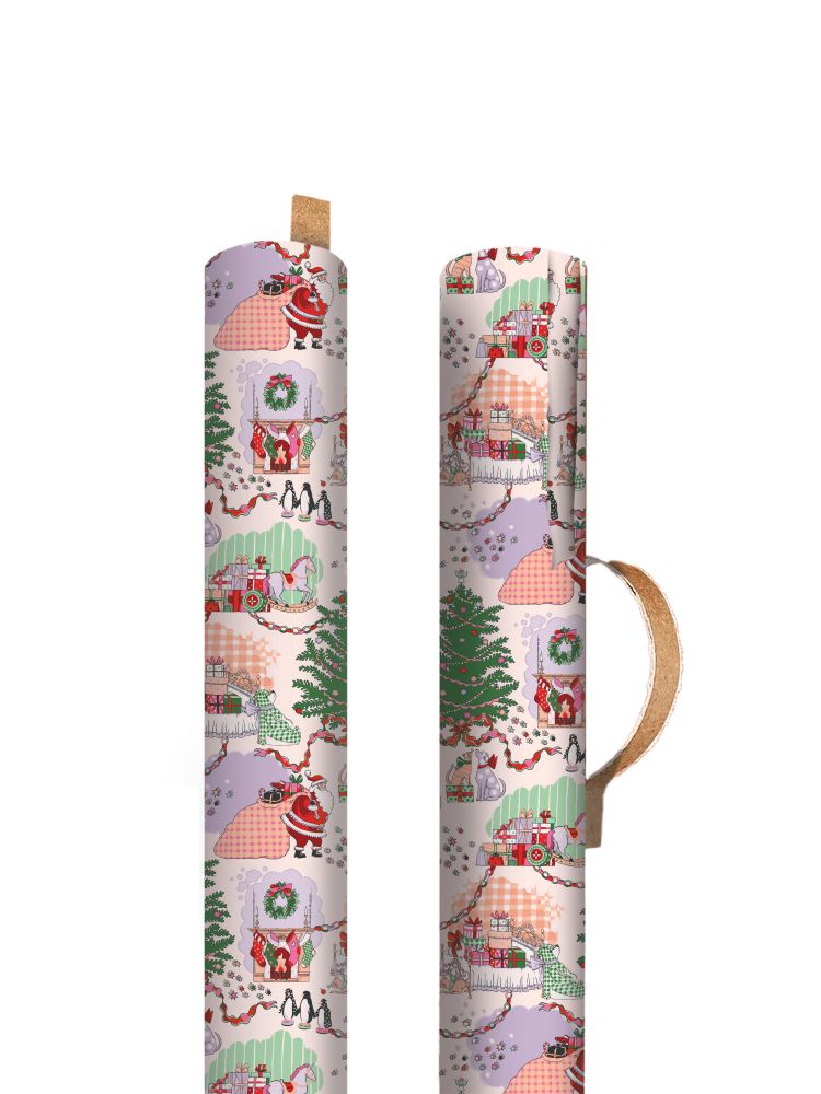 Cath Kidston Roll Wrap-Christmas Repeat