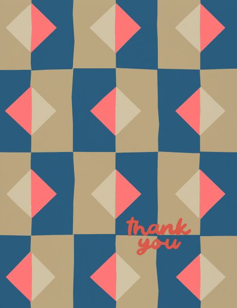 Card-Thank You Diamonds