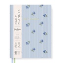 Cath Kidston B6 Fabric Daily Planner-Blue Stripe Floral