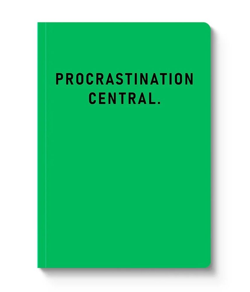 A5 Smooth Soft Cover Notebook-Procrastination Central