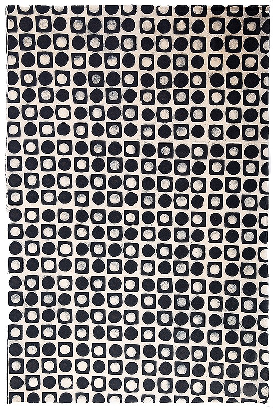 Wrap-Batik Check and Circles