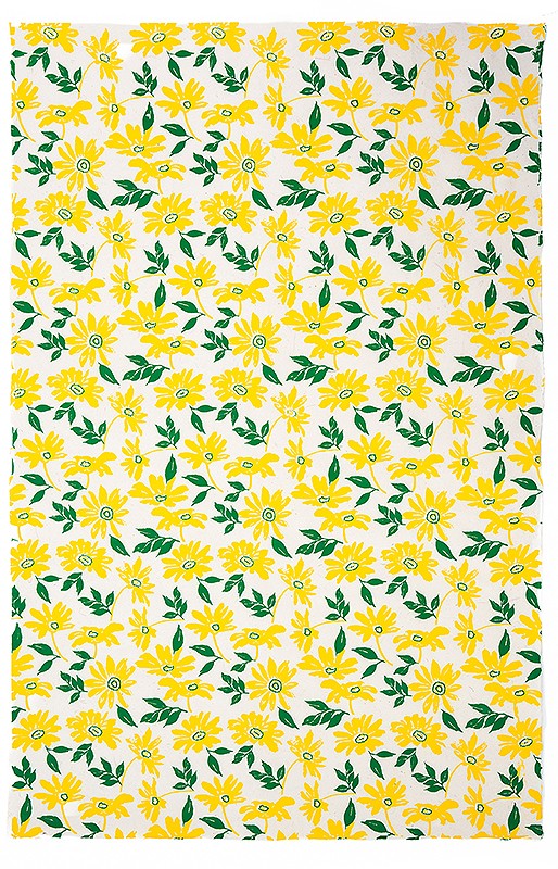 Wrap-Daisy Yellow on Natural