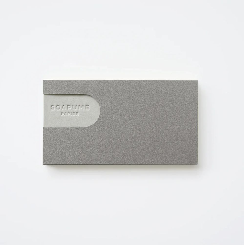 Paper Soap Sheets-Platinum Grey