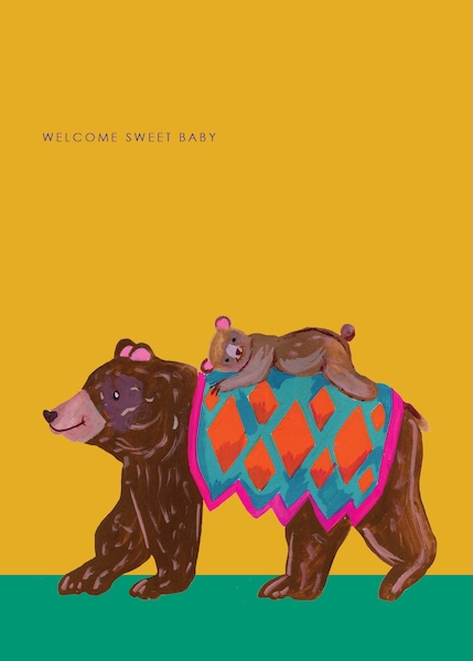 Card-Bear New Baby