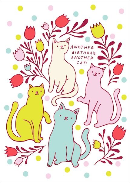 Card-Another Cat Birthday