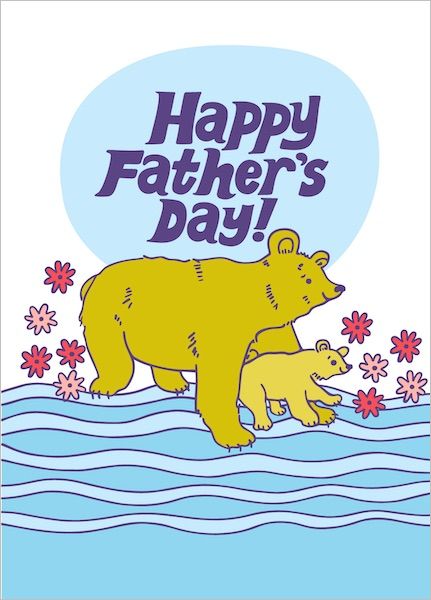 Card-Bear Father's Day