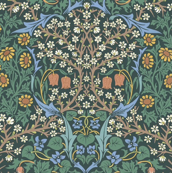 William Morris Card-Blackthorn