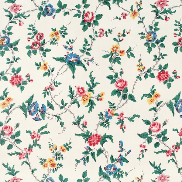 Card-Vintage Flowers White