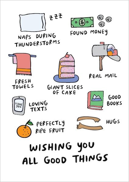 Card-Wishing All Good Things