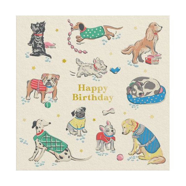 Mini Foil Card-Dogs