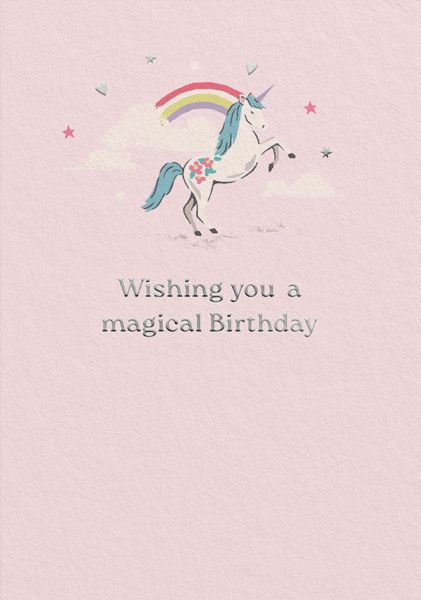 Foil Card-Unicorn Magic