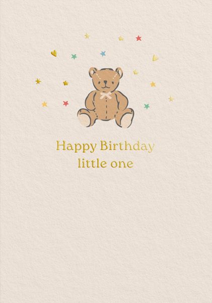 Foil Card-Birthday Little One