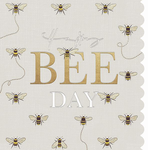 Foil Card-Happy Bee Day