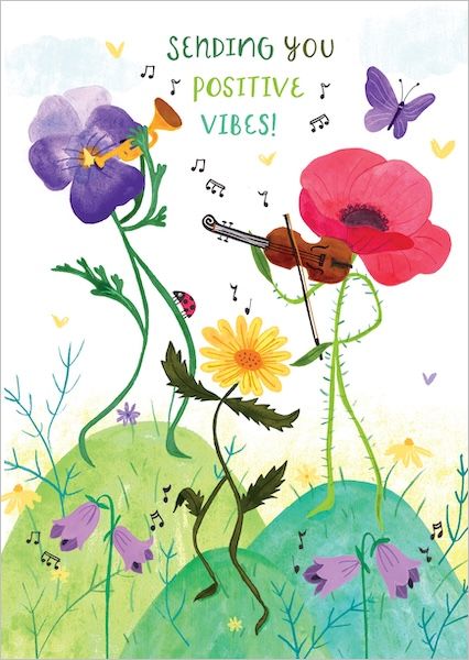 Card-Sending Positive Vibes