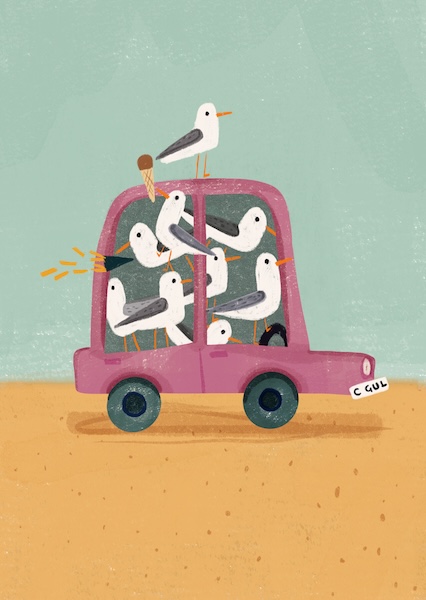 Card-Lads Lads Lads Seagull