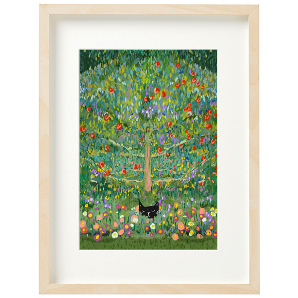 Art Print-Klimt Apple Tree