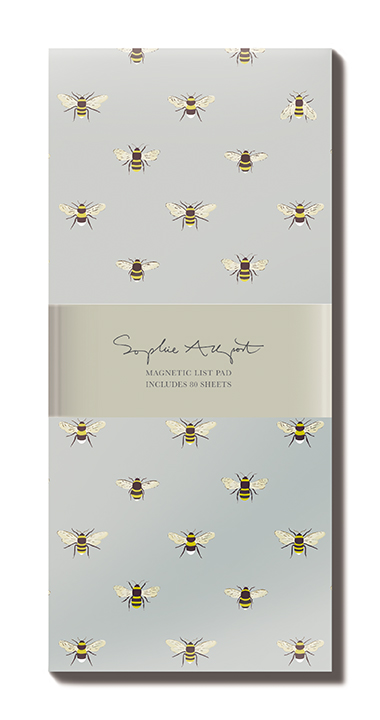 Sophie Allport Magnetic List Pad-Bees