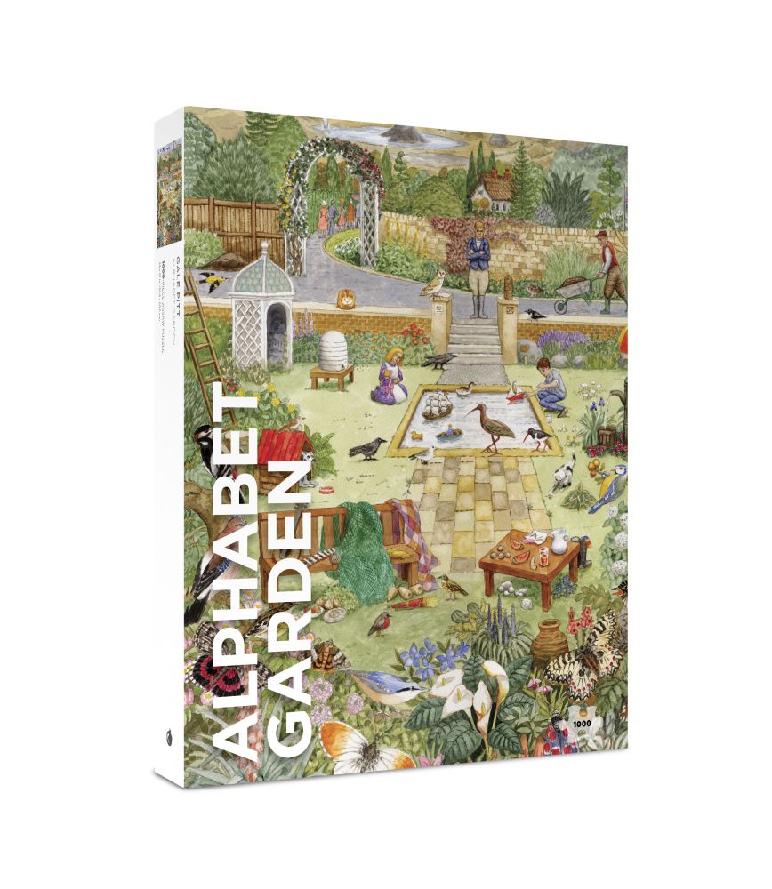 1000-Piece Jigsaw Puzzle-Gale Pitt-Alphabet Garden