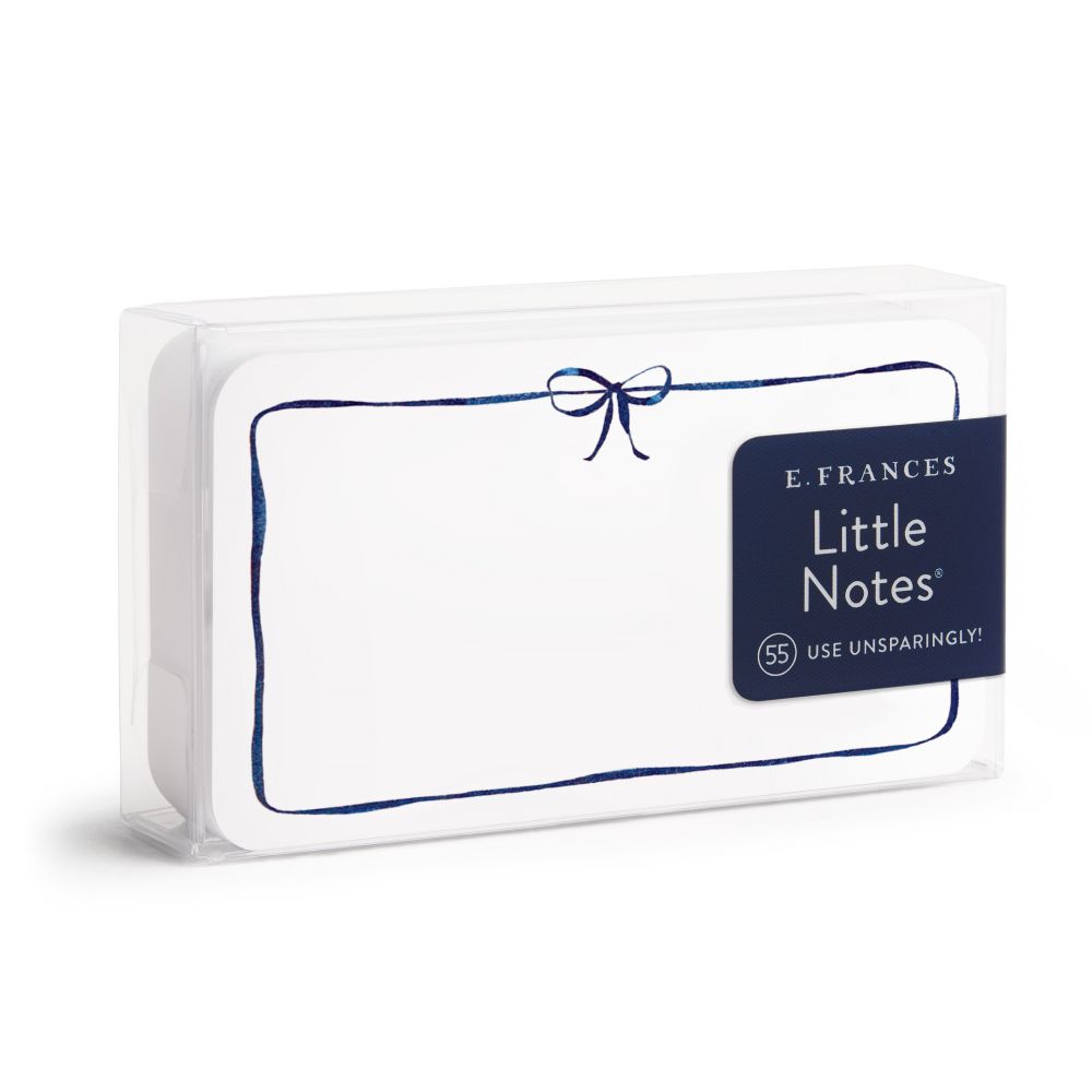 Little Notes-Navy Bow