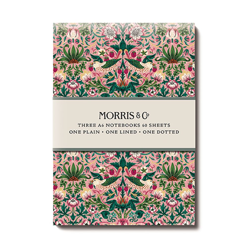 William Morris A6 Notebook Set No.3