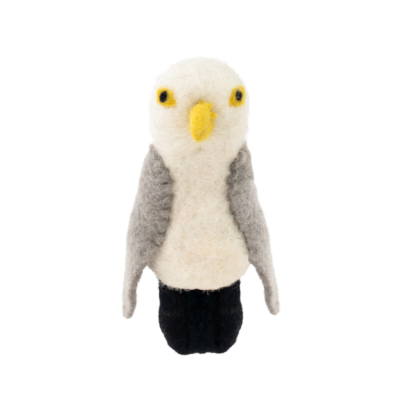 Finger Puppet-Felt Seagull