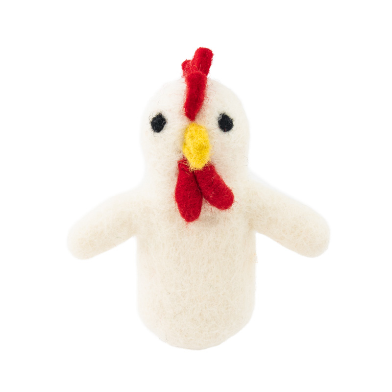 Finger Puppet-Felt Chicken