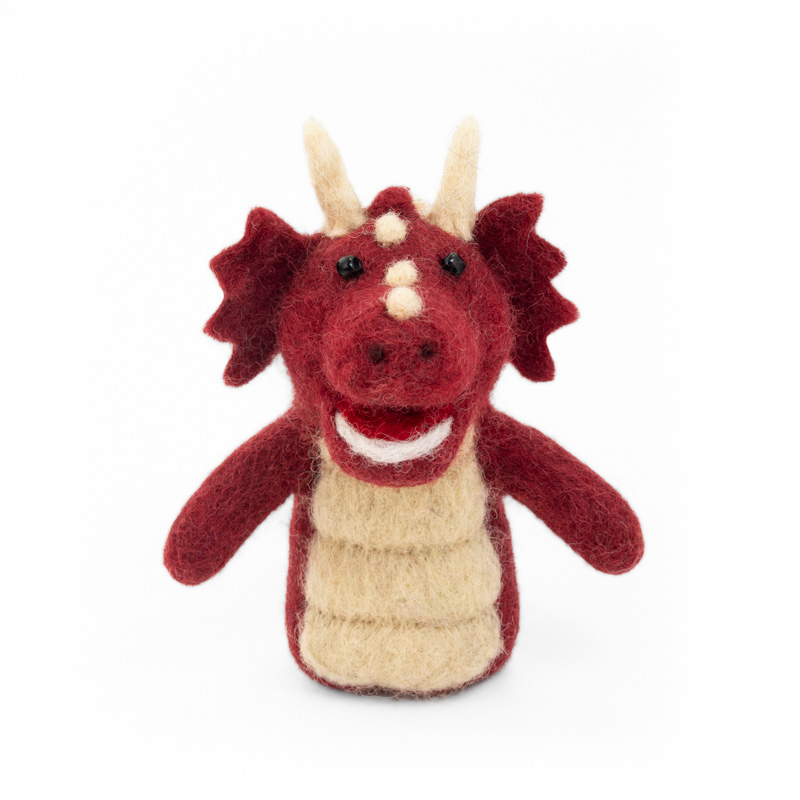 Finger Puppet-Felt Dragon