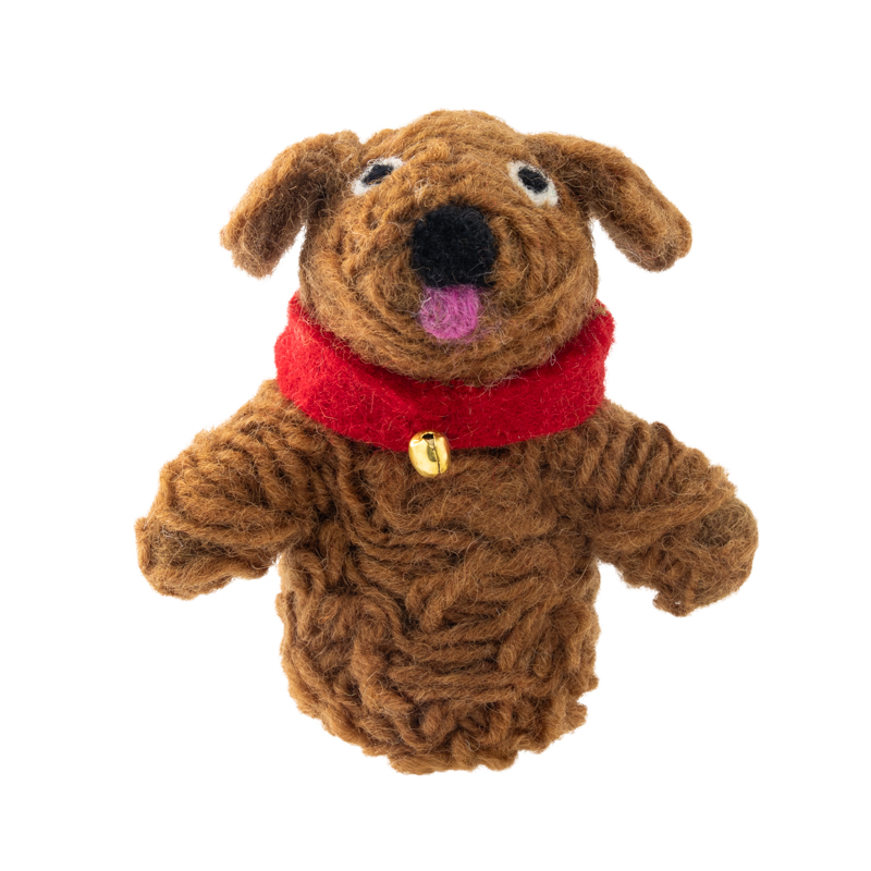 Finger Puppet-Dog Labradoodle