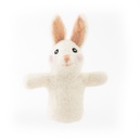 Finger Puppet-Felt White Rabbit