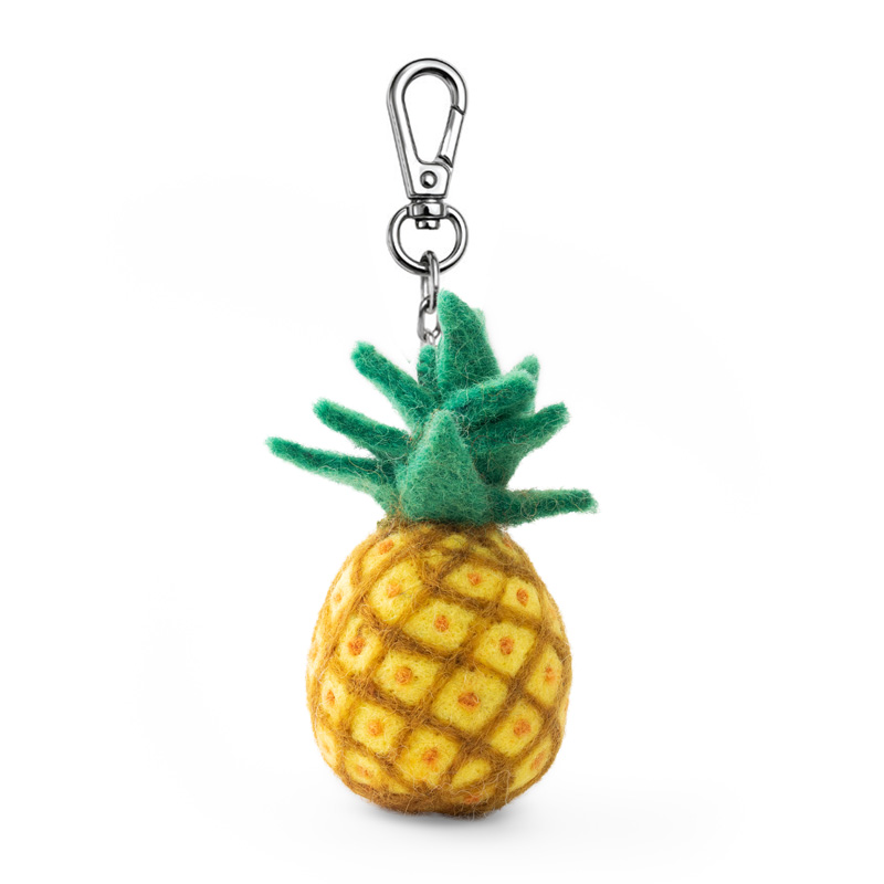 Key Chain-Felt Pineapple