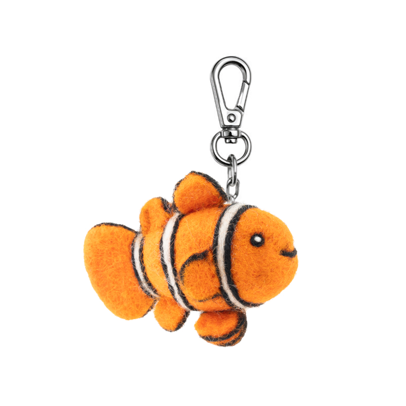 Key Chain-Felt Clownfish